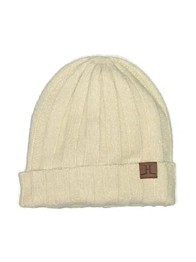 Pre-owned Assorted Brands Beanie Hat In Brown