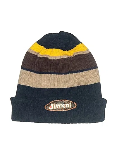 Pre-owned Assorted Brands Beanie Hat In Brown