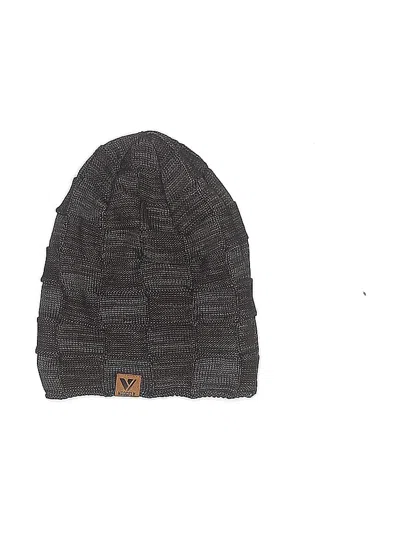 Pre-owned Assorted Brands Beanie Hat In Brown