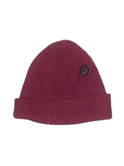 Pre-owned Assorted Brands Kids' Beanie Hat In Burgundy