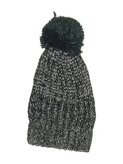 Pre-owned Assorted Brands Beanie Hat In Gray