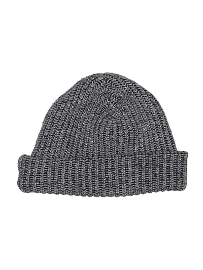 Pre-owned Assorted Brands Beanie Hat In Gray