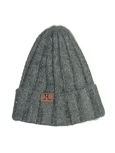 Pre-owned Assorted Brands Beanie Hat In Gray