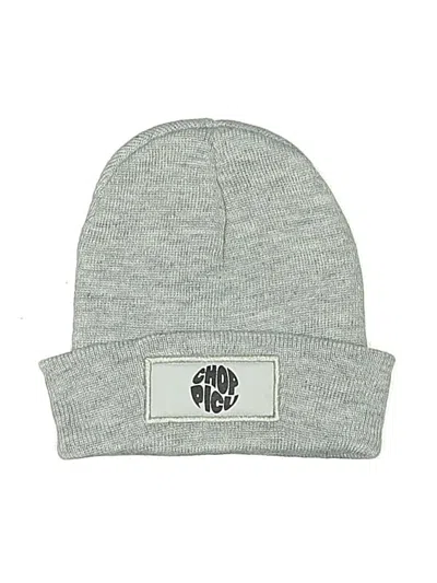 Pre-owned Assorted Brands Beanie Hat In Gray