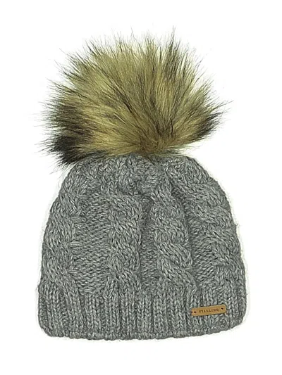 Pre-owned Assorted Brands Kids' Beanie Hat In Gray