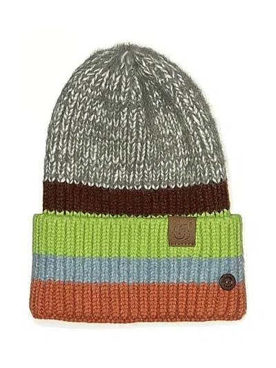 Pre-owned Assorted Brands Beanie Hat In Gray