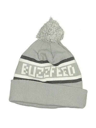 Pre-owned Assorted Brands Beanie Hat In Gray