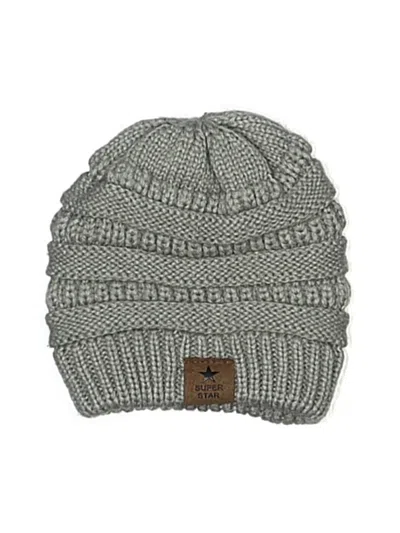 Pre-owned Assorted Brands Kids' Beanie Hat In Gray
