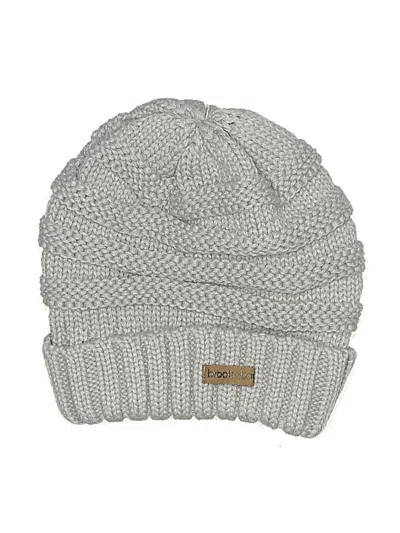Pre-owned Assorted Brands Beanie Hat In Gray