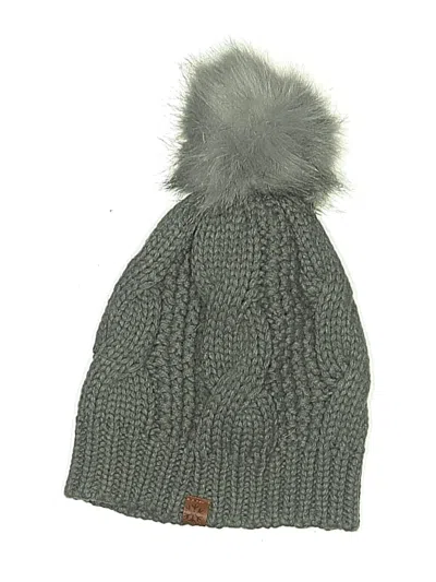 Pre-owned Assorted Brands Beanie Hat In Gray