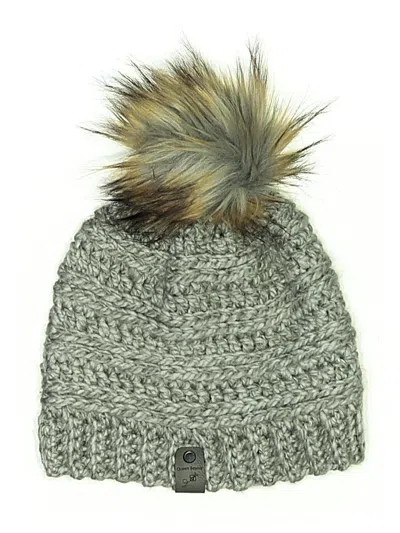 Pre-owned Assorted Brands Beanie Hat In Gray
