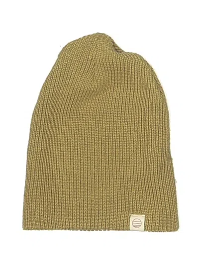 Pre-owned Assorted Brands Beanie Hat In Green