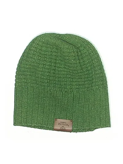 Pre-owned Assorted Brands Beanie Hat In Green