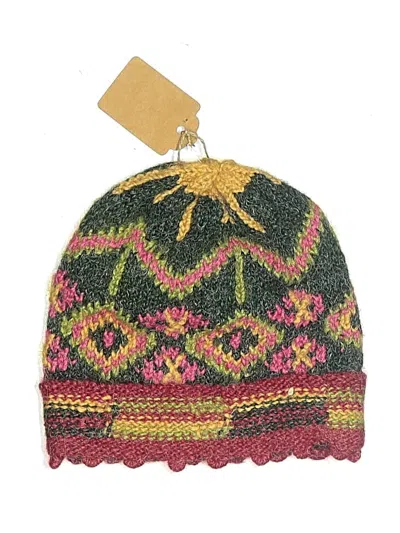 Pre-owned Assorted Brands Beanie Hat In Green