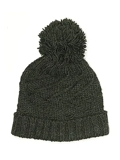 Pre-owned Assorted Brands Beanie Hat In Green