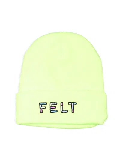 Pre-owned Assorted Brands Beanie Hat In Green