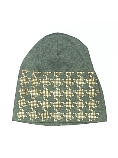 Pre-owned Assorted Brands Beanie Hat In Green