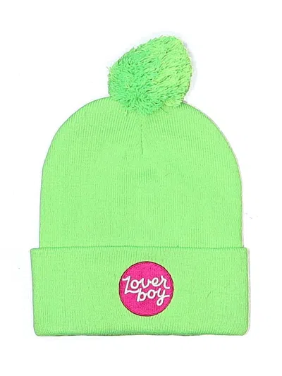 Pre-owned Assorted Brands Beanie Hat In Green