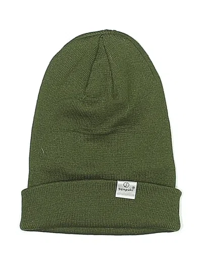 Pre-owned Assorted Brands Beanie Hat In Green