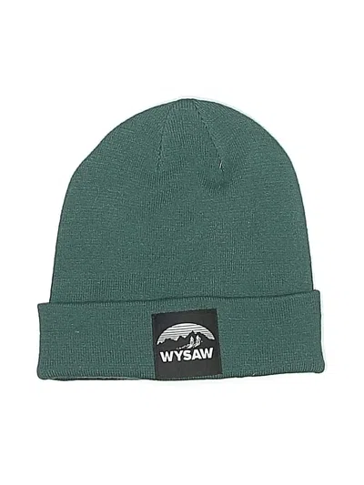 Pre-owned Assorted Brands Beanie Hat In Green