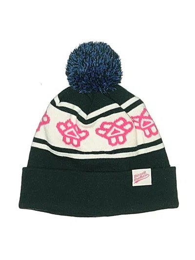 Pre-owned Assorted Brands Beanie Hat In Green