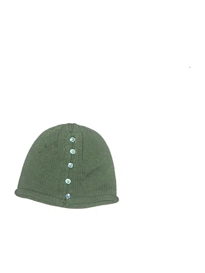 Pre-owned Assorted Brands Beanie Hat In Green