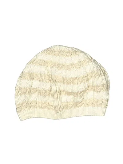 Pre-owned Assorted Brands Babies' Beanie Hat In Ivory
