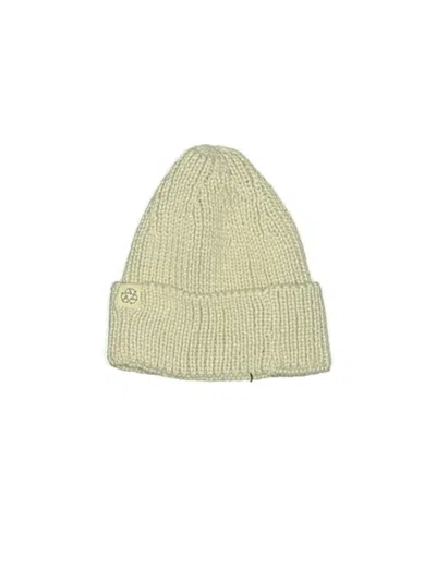 Pre-owned Assorted Brands Beanie Hat In Ivory