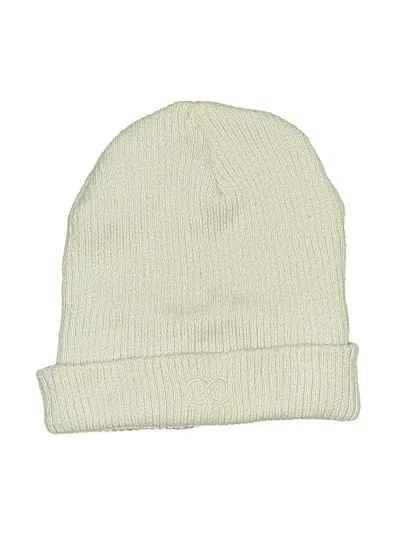 Pre-owned Assorted Brands Beanie Hat In Ivory