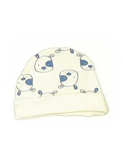 Pre-owned Assorted Brands Babies' Beanie Hat In Ivory