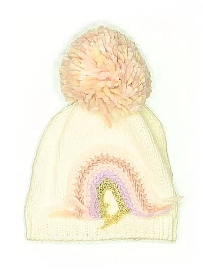 Pre-owned Assorted Brands Kids' Beanie Hat In Ivory