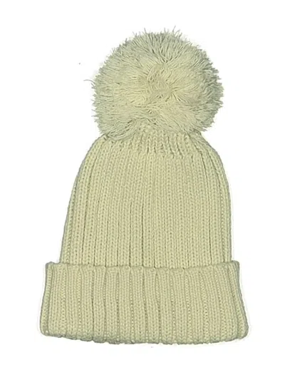 Pre-owned Assorted Brands Beanie Hat In Ivory