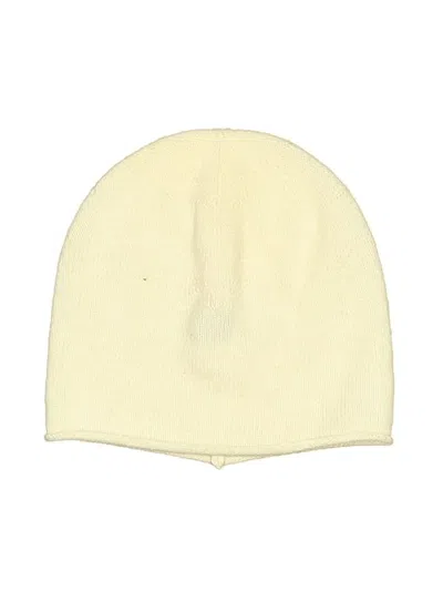 Pre-owned Assorted Brands Beanie Hat In Ivory