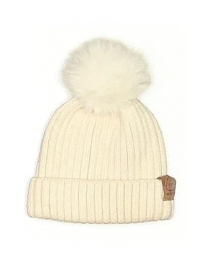 Pre-owned Assorted Brands Kids' Beanie Hat In Ivory