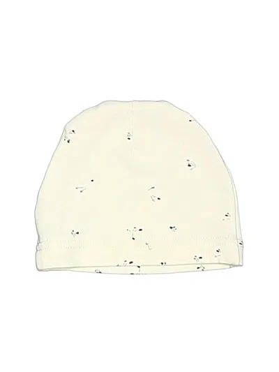 Pre-owned Assorted Brands Babies' Beanie Hat In Ivory