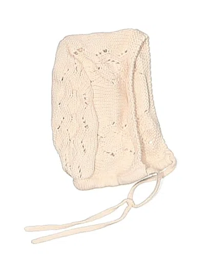Pre-owned Assorted Brands Babies' Beanie Hat In Ivory