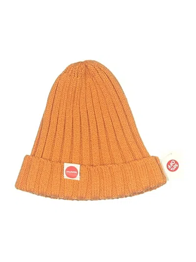 Pre-owned Assorted Brands Beanie Hat In Orange