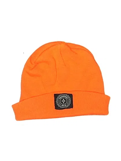 Pre-owned Assorted Brands Beanie Hat In Orange