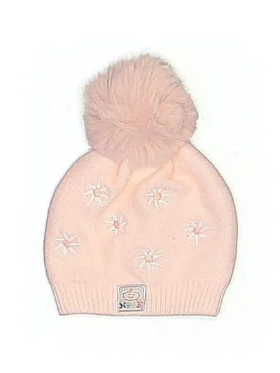 Pre-owned Assorted Brands Babies' Beanie Hat In Pink