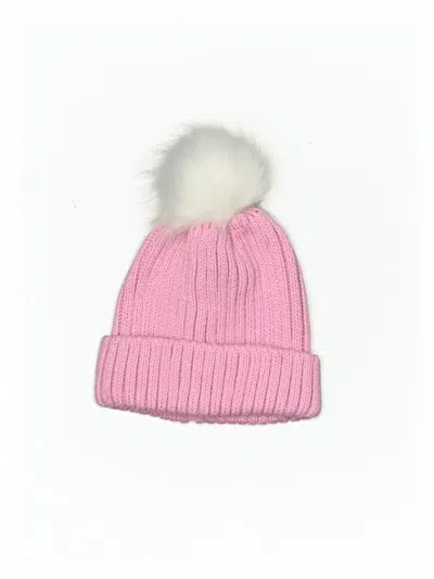 Pre-owned Assorted Brands Kids' Beanie Hat In Pink