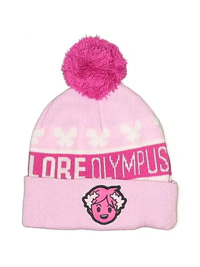 Pre-owned Assorted Brands Kids' Beanie Hat In Pink
