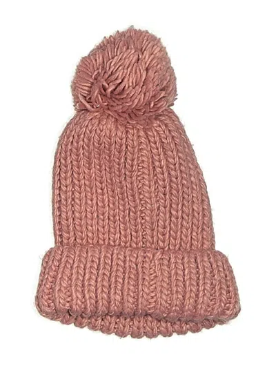 Pre-owned Assorted Brands Beanie Hat In Pink