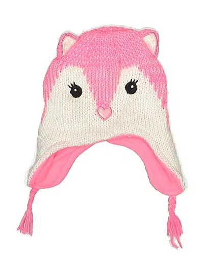 Pre-owned Assorted Brands Kids' Beanie Hat In Pink
