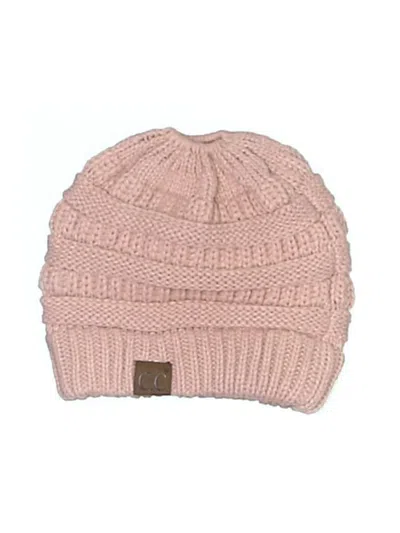 Pre-owned Assorted Brands Beanie Hat In Pink