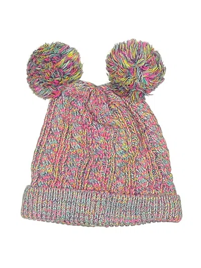 Pre-owned Assorted Brands Kids' Beanie Hat In Pink