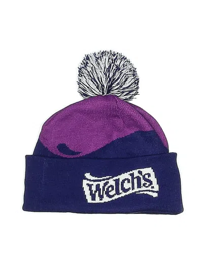 Pre-owned Assorted Brands Kids' Beanie Hat In Purple