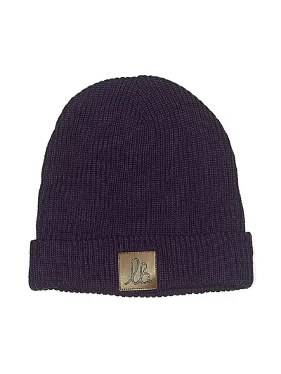 Pre-owned Assorted Brands Beanie Hat In Purple