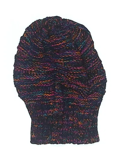 Pre-owned Assorted Brands Beanie Hat In Purple