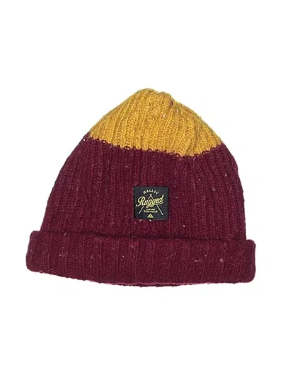 Pre-owned Assorted Brands Beanie Hat In Red