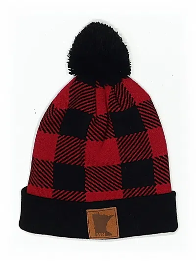 Pre-owned Assorted Brands Beanie Hat In Red